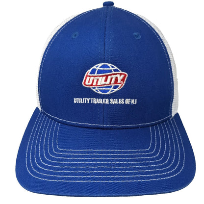Outdoor Cap Trucker Hat Blue One Size Utility Trailer Sales of NJ Mesh Snapback