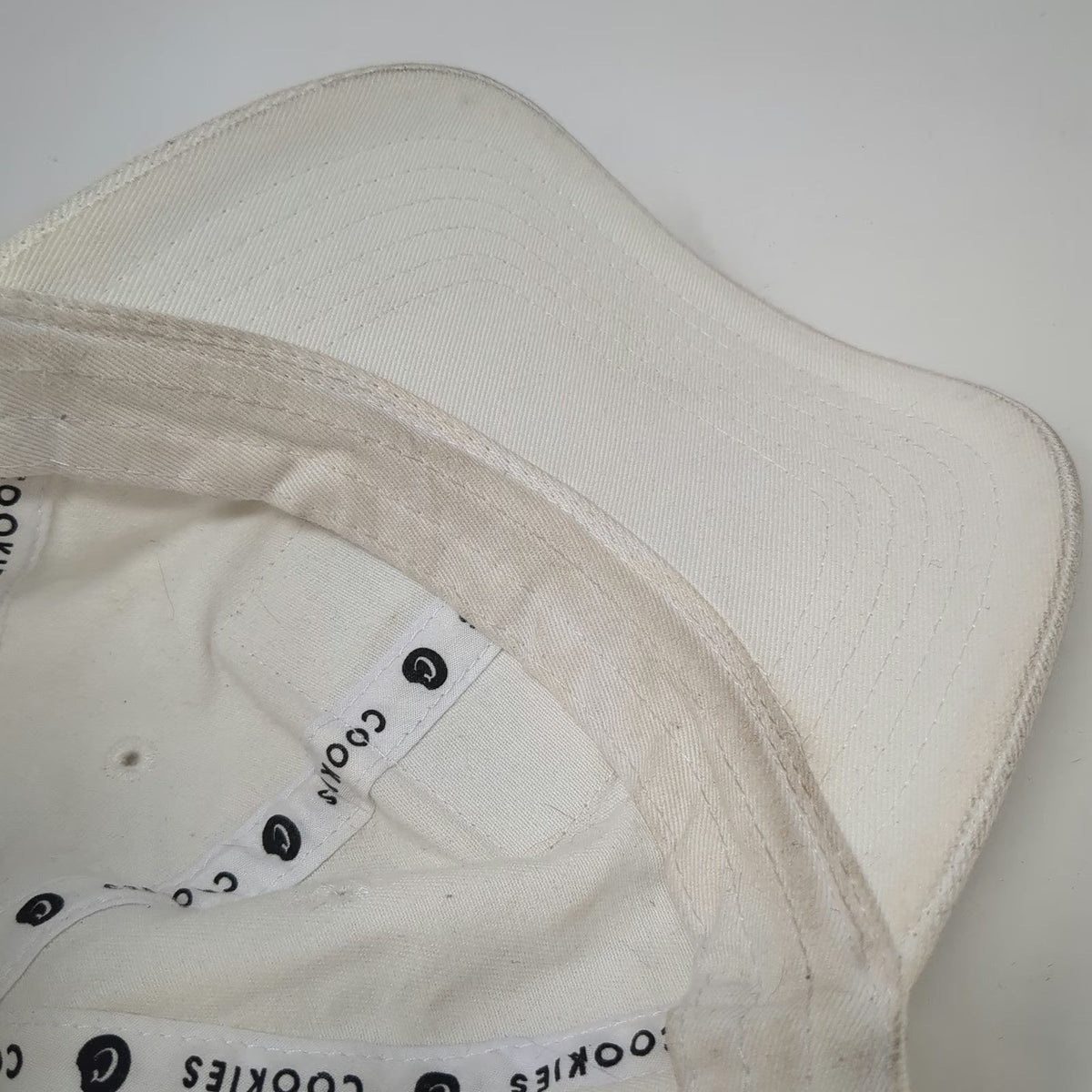 Cookies Baseball Cap White One Size Slideback Cotton Worldwide Bird Logo Hat