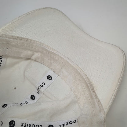 Cookies Baseball Cap White One Size Slideback Cotton Worldwide Bird Logo Hat