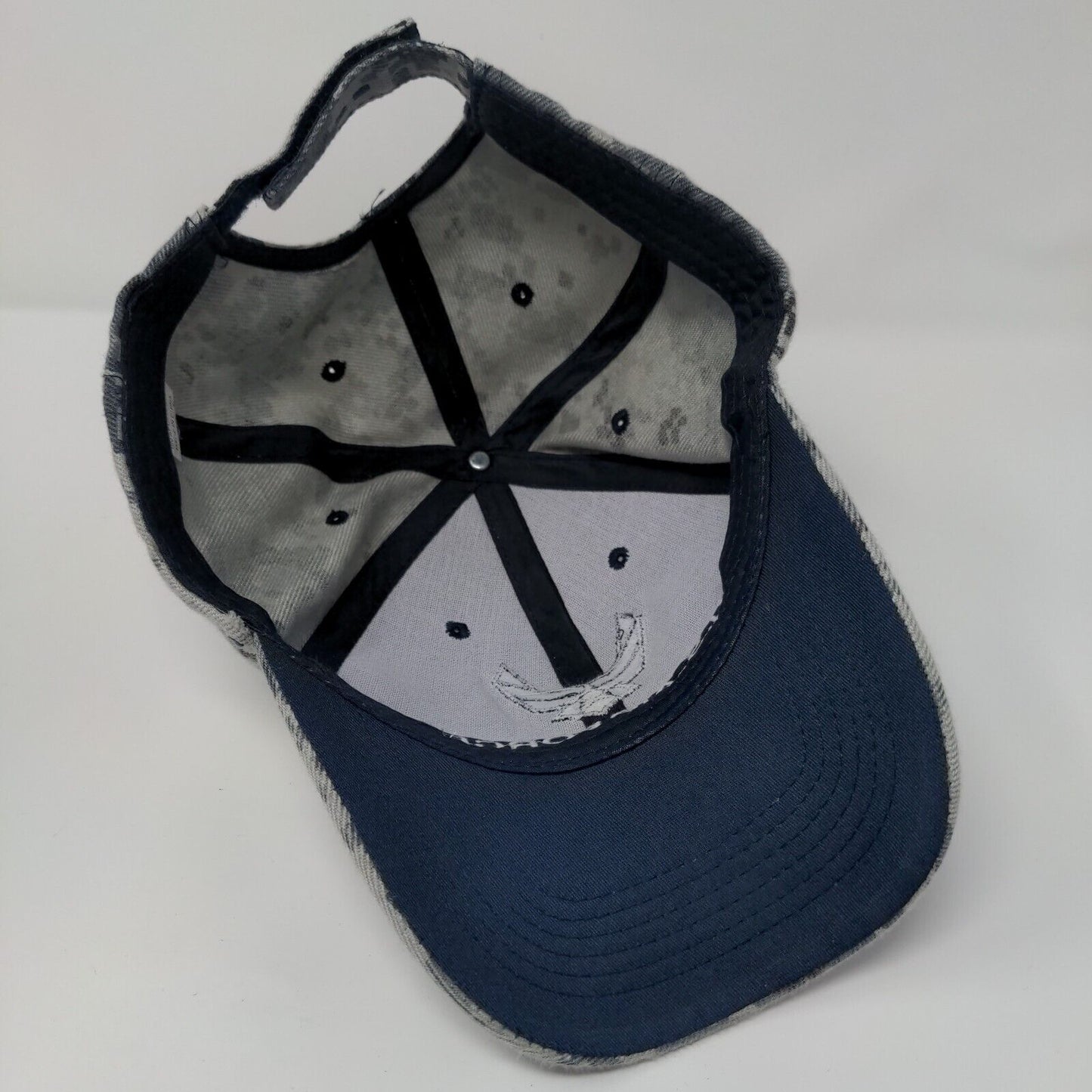 US Air Force Strapback Hat Camouflage OSFA Adjustable Embroidered 6 Panel