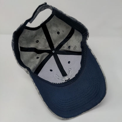 US Air Force Strapback Hat Camouflage OSFA Adjustable Embroidered 6 Panel
