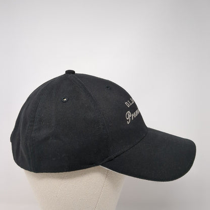 D.L. Evans Bank Premier Club Strapback Hat Black One Size Adjustable