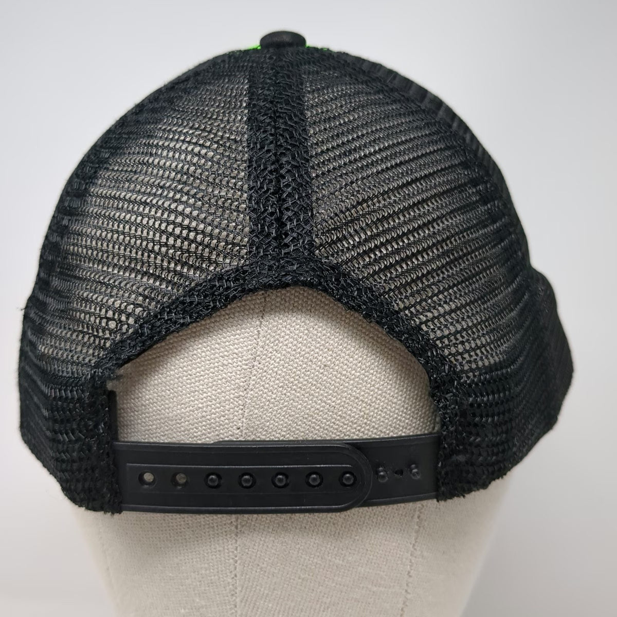 Hawaiian Headwear Trucker Hat Green Black OSFM Aloha Hawaii Mesh Back Snapback
