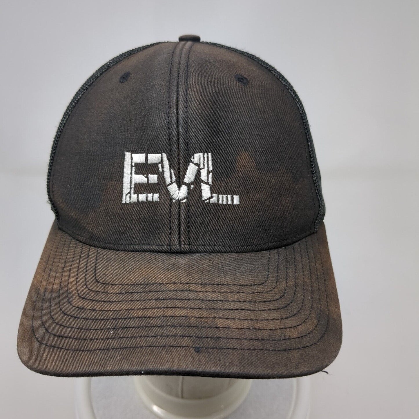 EVL Evlution Nutrition Snapback Trucker Hat Black OSFA Mesh Back Solid
