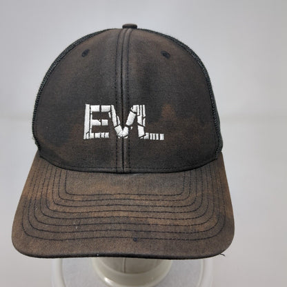 EVL Evlution Nutrition Snapback Trucker Hat Black OSFA Mesh Back Solid