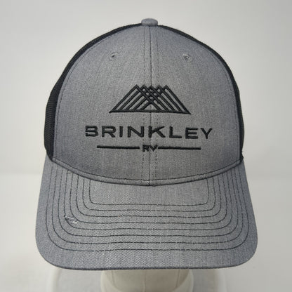 Brinkley RV Snapback Mesh Back Trucker Hat Gray One Size Colorblock