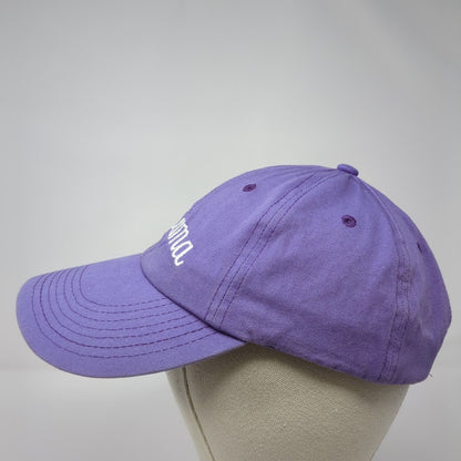 Alabama Strapback Hat Purple One Size Adjustable Embroidered 6 Panel