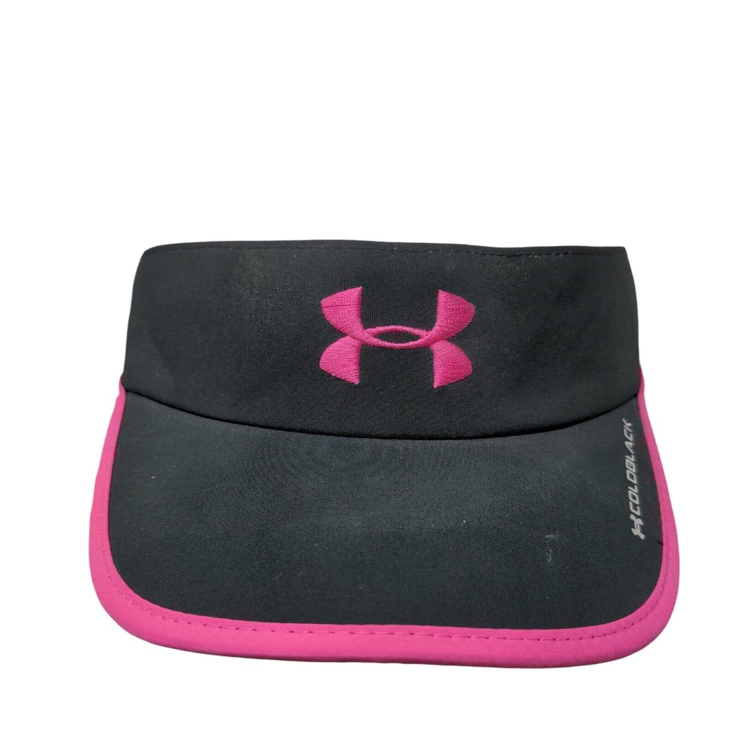 Under Armour Cold Black Women's Strapback Sun Visor Black OSFA Embroidered