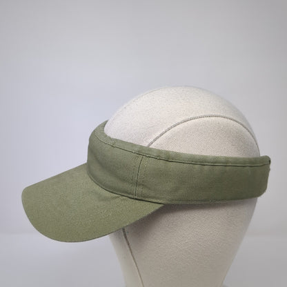 Unbranded Strapback Hat Green One Size Adjustable Solid Blank Outdoor