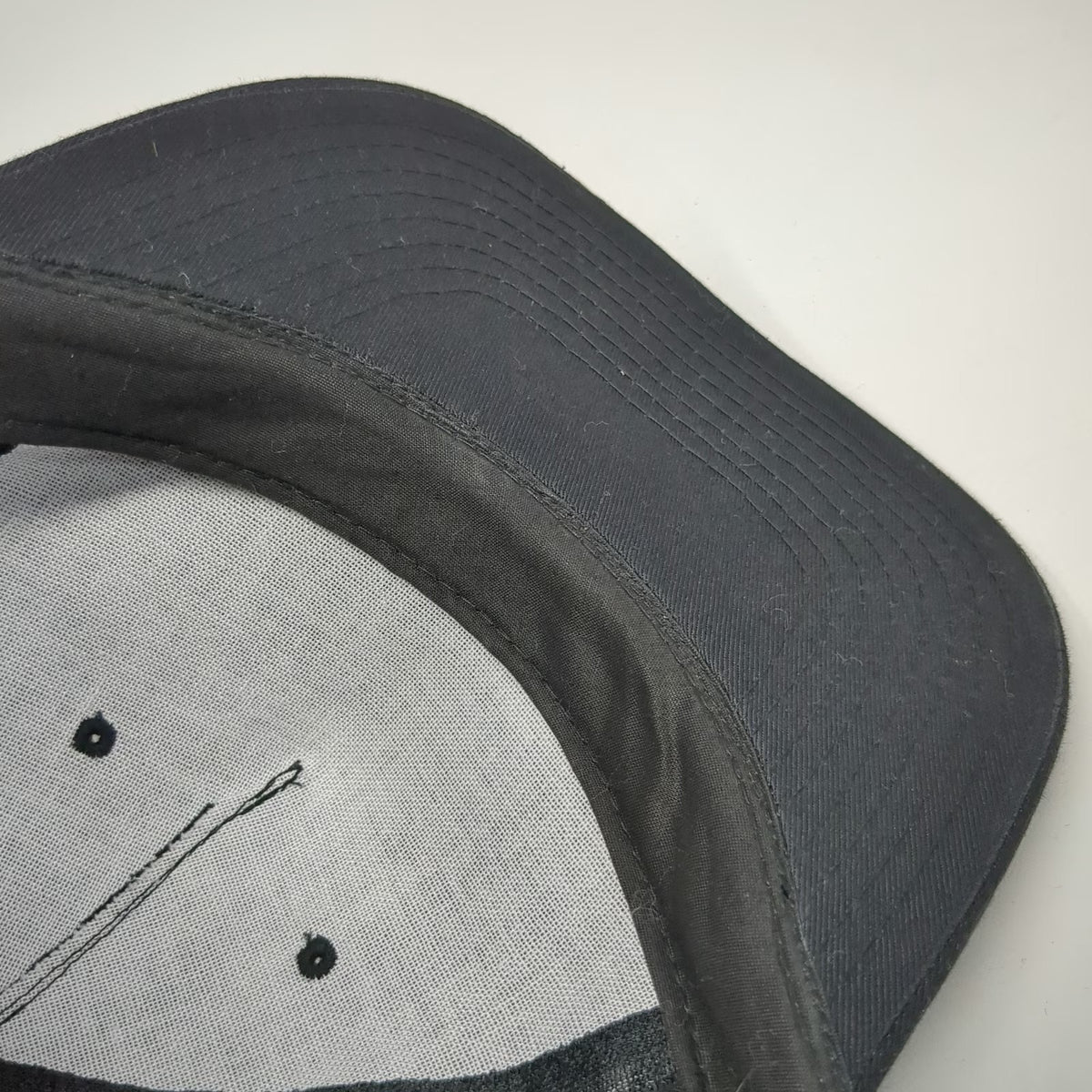 Black 5 Panel Hat One Size Fire-Trol Fire Retardant Patch Rope Snapback Cap