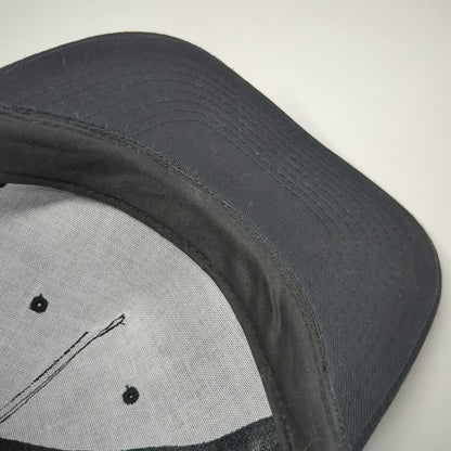 Black 5 Panel Hat One Size Fire-Trol Fire Retardant Patch Rope Snapback Cap
