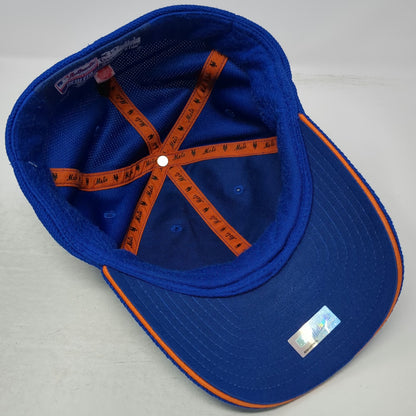 New York Mets MLB New Era Baseball Cap Blue L 39THIRTY Stretch Fit Mesh Logo Hat