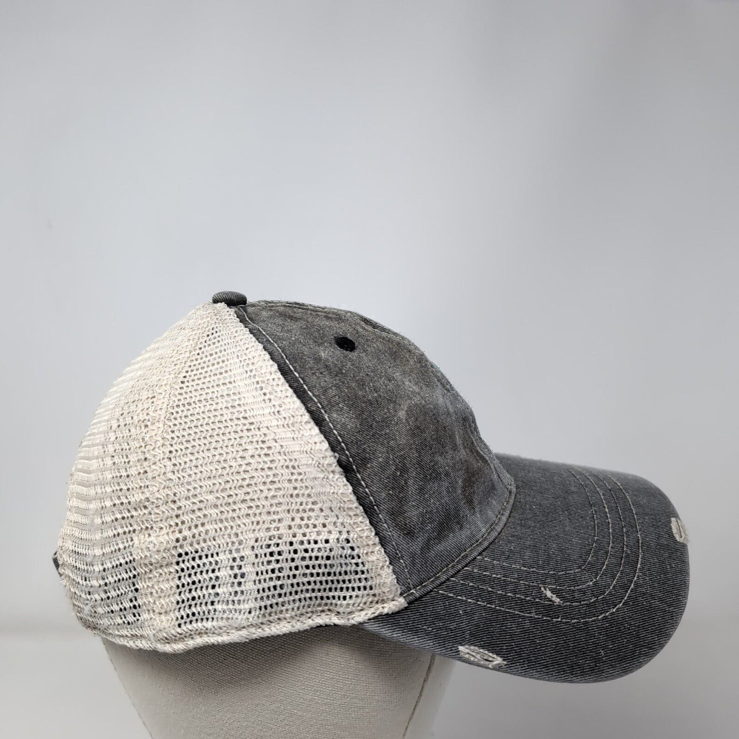 Long Live Cowgirls Cactus Strapback Trucker Hat Gray OS Mesh Back Wrangler