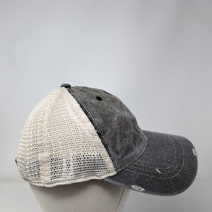 Long Live Cowgirls Cactus Strapback Trucker Hat Gray OS Mesh Back Wrangler