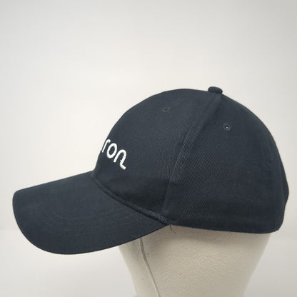 Micron Slideback Baseball Cap Black One Size Adjustable Embroidered Promoshop