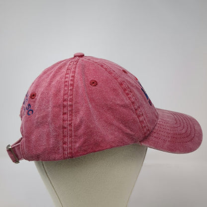 HeadShot Baseball Cap Red One Size Slideback Liberty Steakhouse Brewery Hat SC