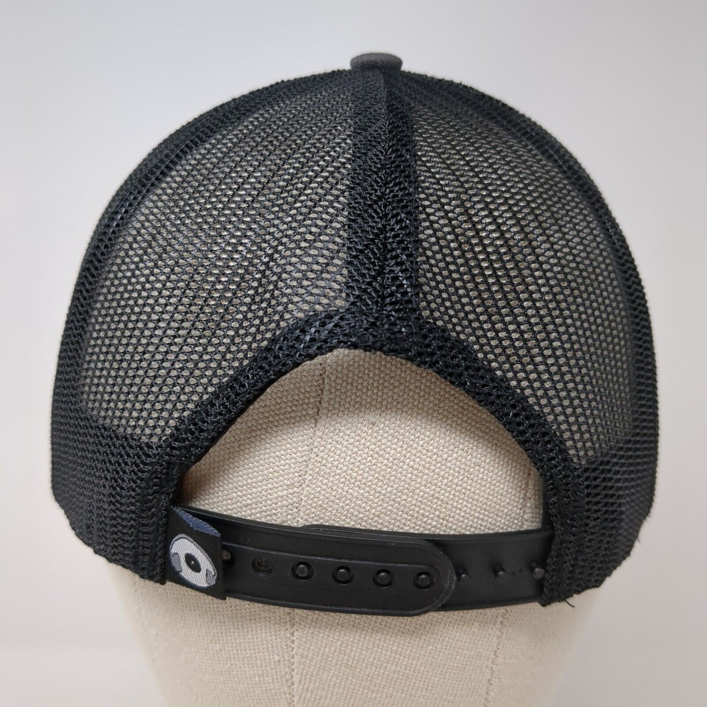 Russell Worldwide Snapback Trucker Hat Gray One Size Mesh Back The Boat Monkey