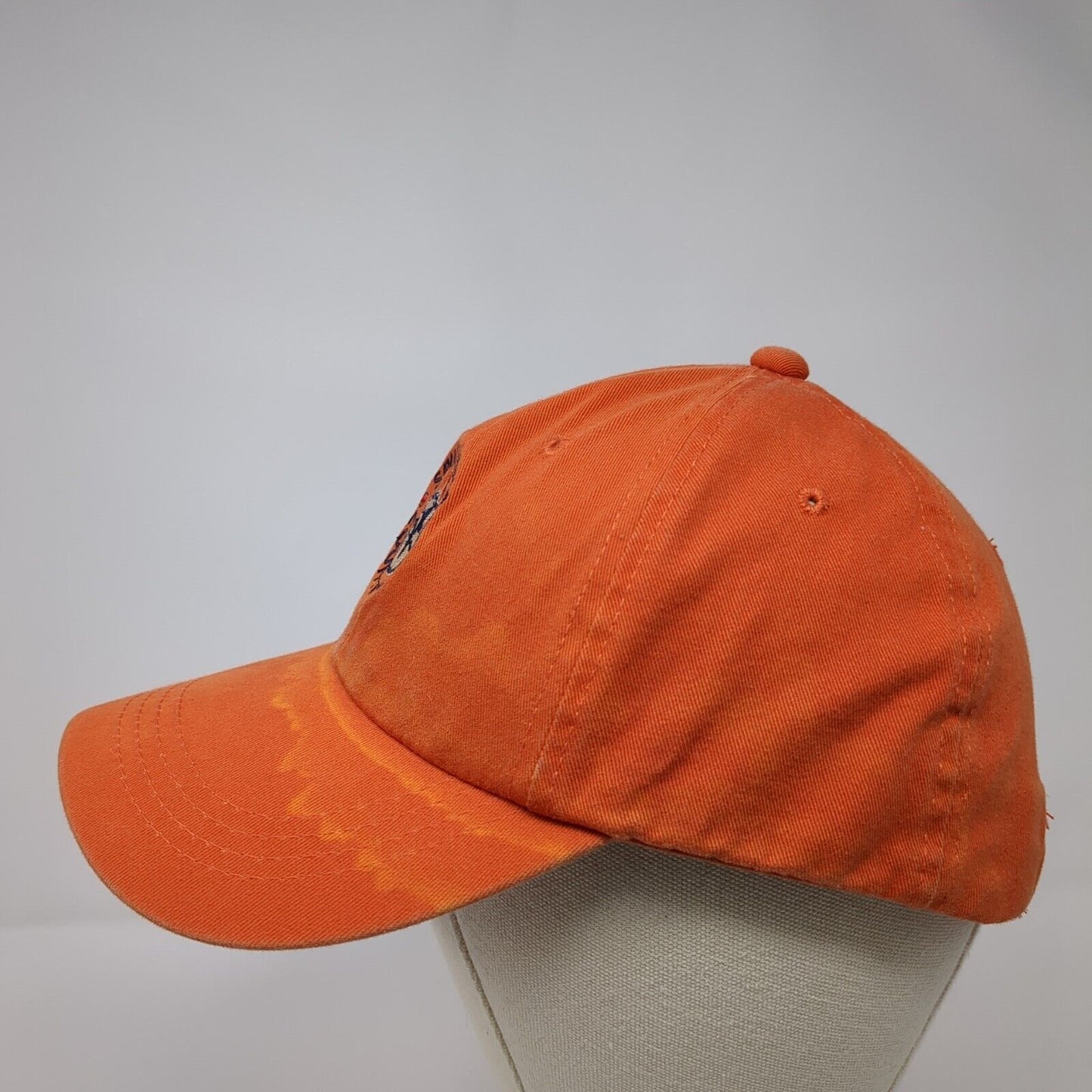 Spurwing Country Club Slideback Hat Orange OSFA Adjustable Embroidered Young An