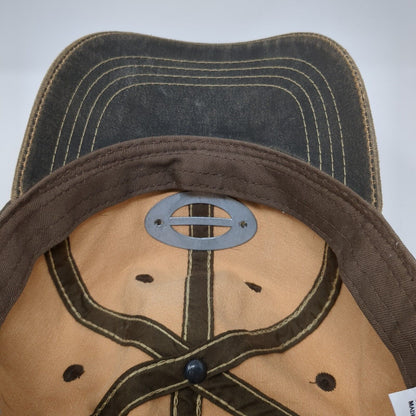 RED'S Trading Post Oldest Gun Shop in Idaho Strapback Hat Brown OS Adjustable