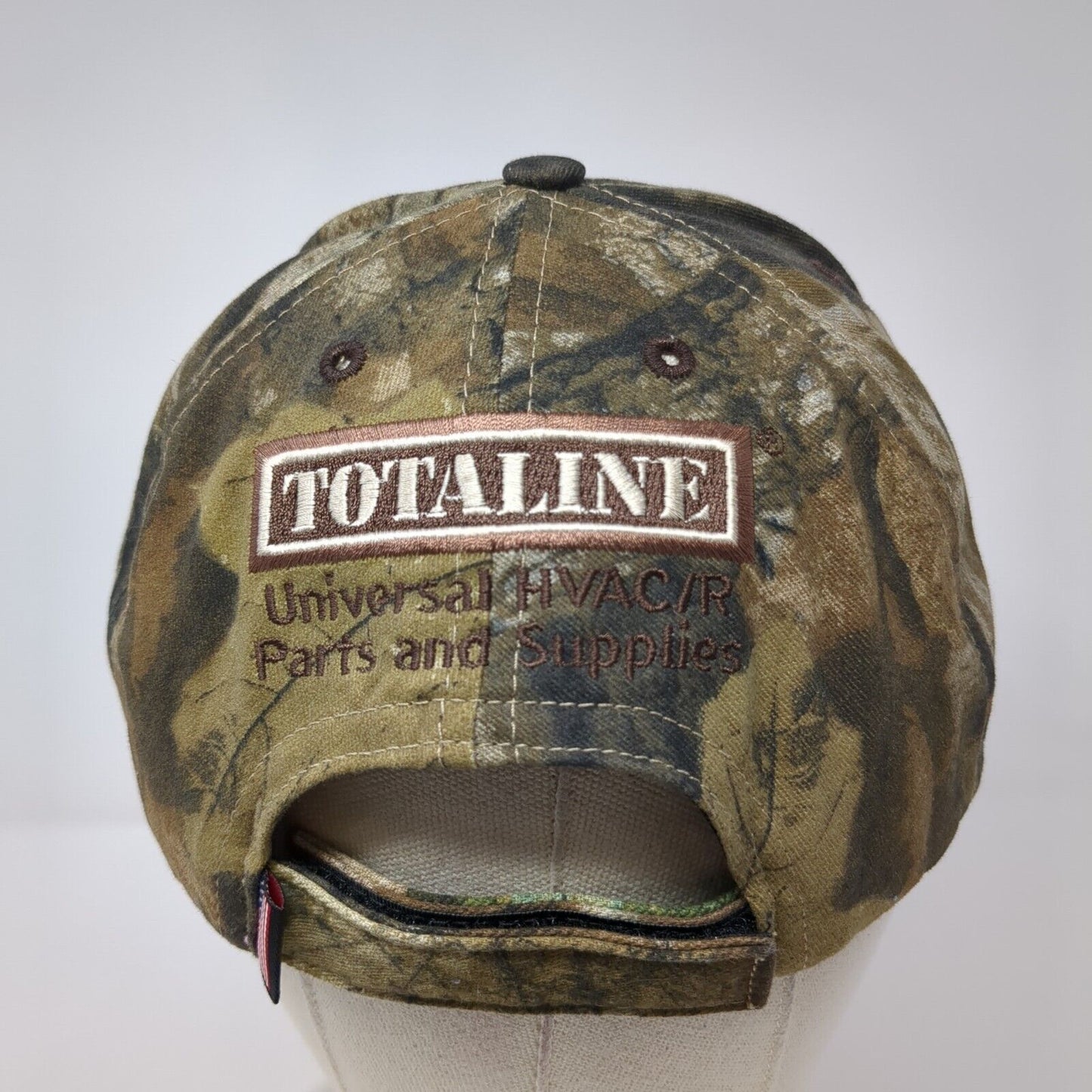 USA Flag Totaline Strapback Hat Camo One Size Adjustable Hunting Outdoor