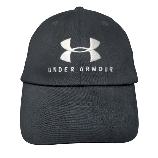 Under Armour Slideback Hat Black OSFA Embroidered Logo Free Fit