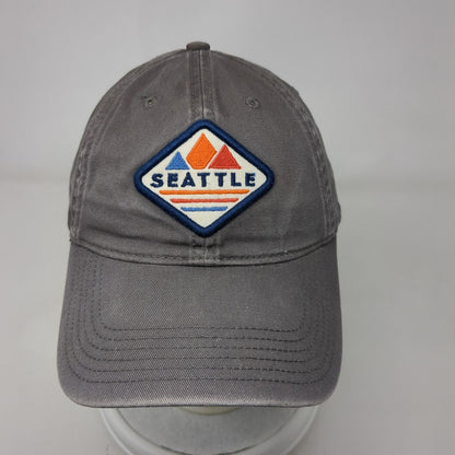 Seattle Slideback Hat Gray One Size Solid Adjustable 6 Panel Legacy