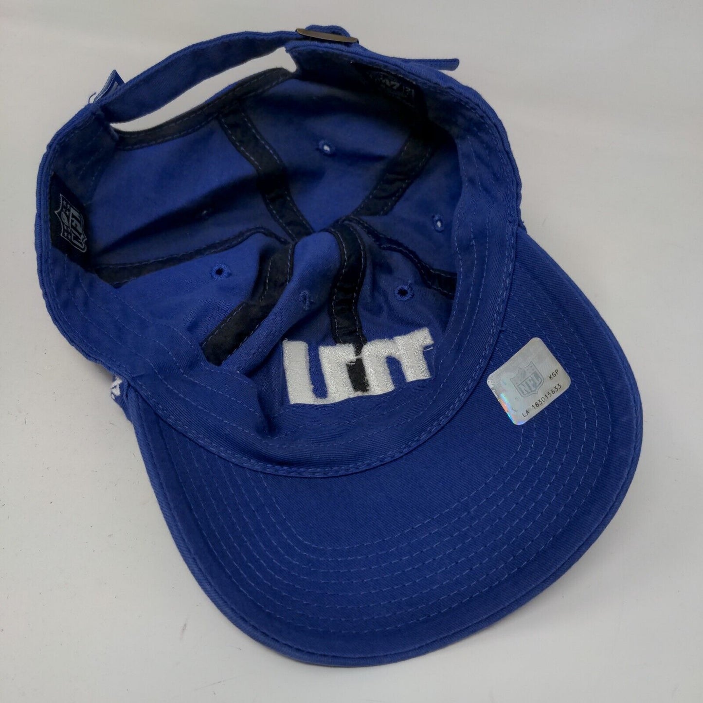 '47 Brand Men's Slideback Hat Blue Size OSFA Embroidered New York Giants Logo