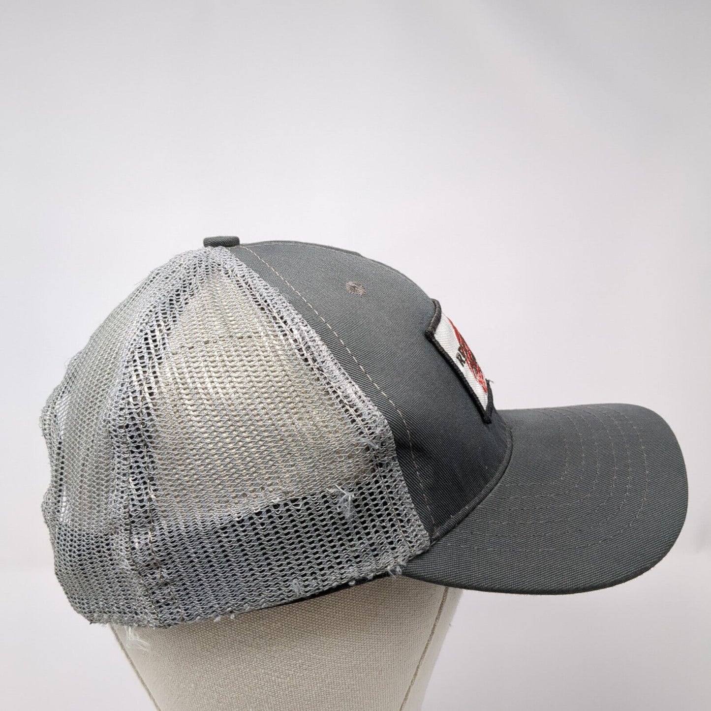 Red Wing Shoes Est 1905 Snapback Trucker Hat Gray One Size Adjustable Mesh Back