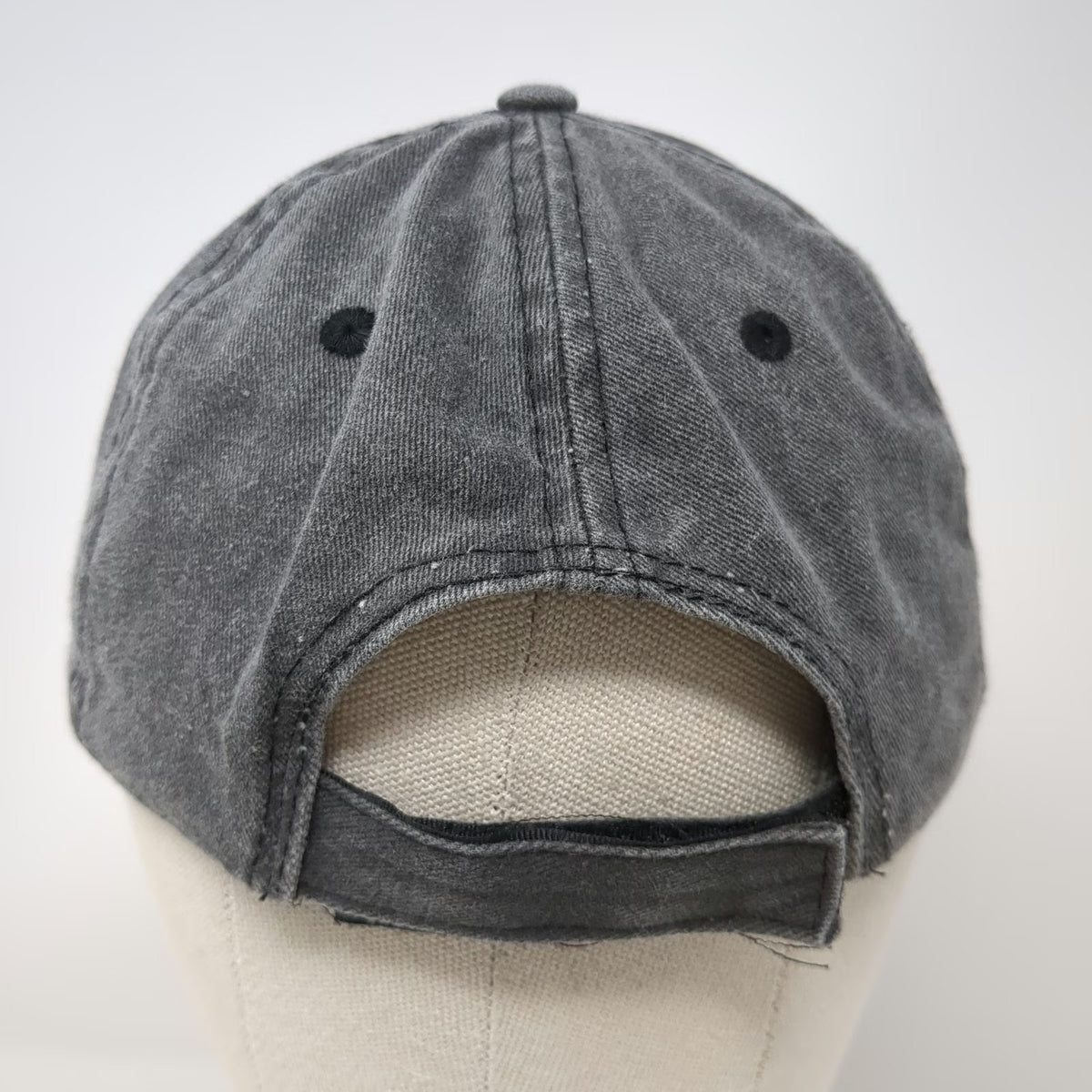 Gray Decatur Alpaca Cottage Embroidered Llama Baseball Cap OSFM Strapback Hat