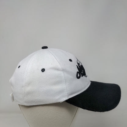 New York City Strapback Hat White One Size Adjustable Embroidered 6 Panel