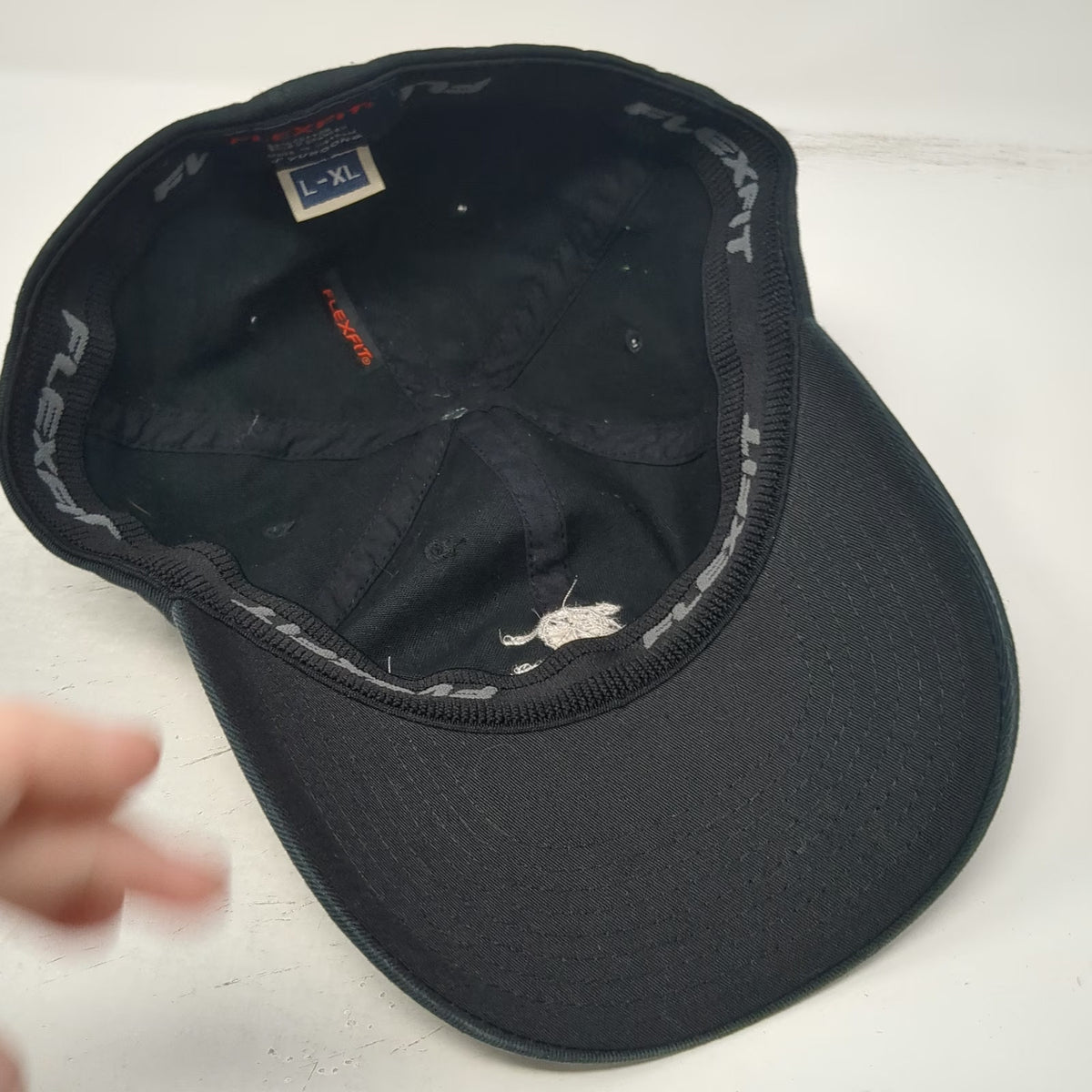Yupoong Baseball Cap Black XL Fitted Stonewall Analytics Cannon Logo Hat