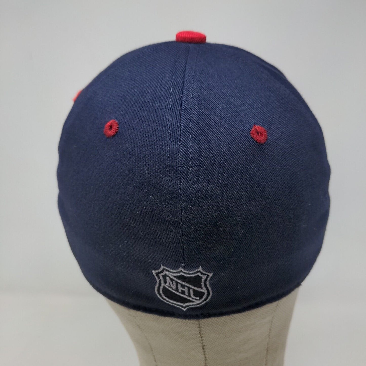 Reebok Hockey Men's Fitted Hat Blue Size 8-20 Embroidered Columbus Blue Jackets