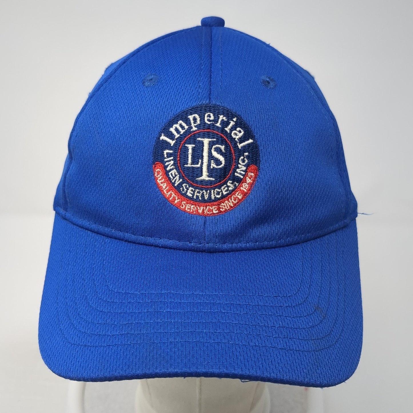 Imperial Linen Services Strapback Hat Blue One Size Adjustable Sport-Tek