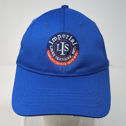 Imperial Linen Services Strapback Hat Blue One Size Adjustable Sport-Tek