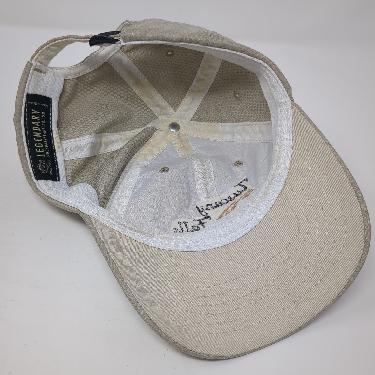 Tuscany Falls At Pebble Creek Baseball Cap Beige One Size Adjustable Legendary