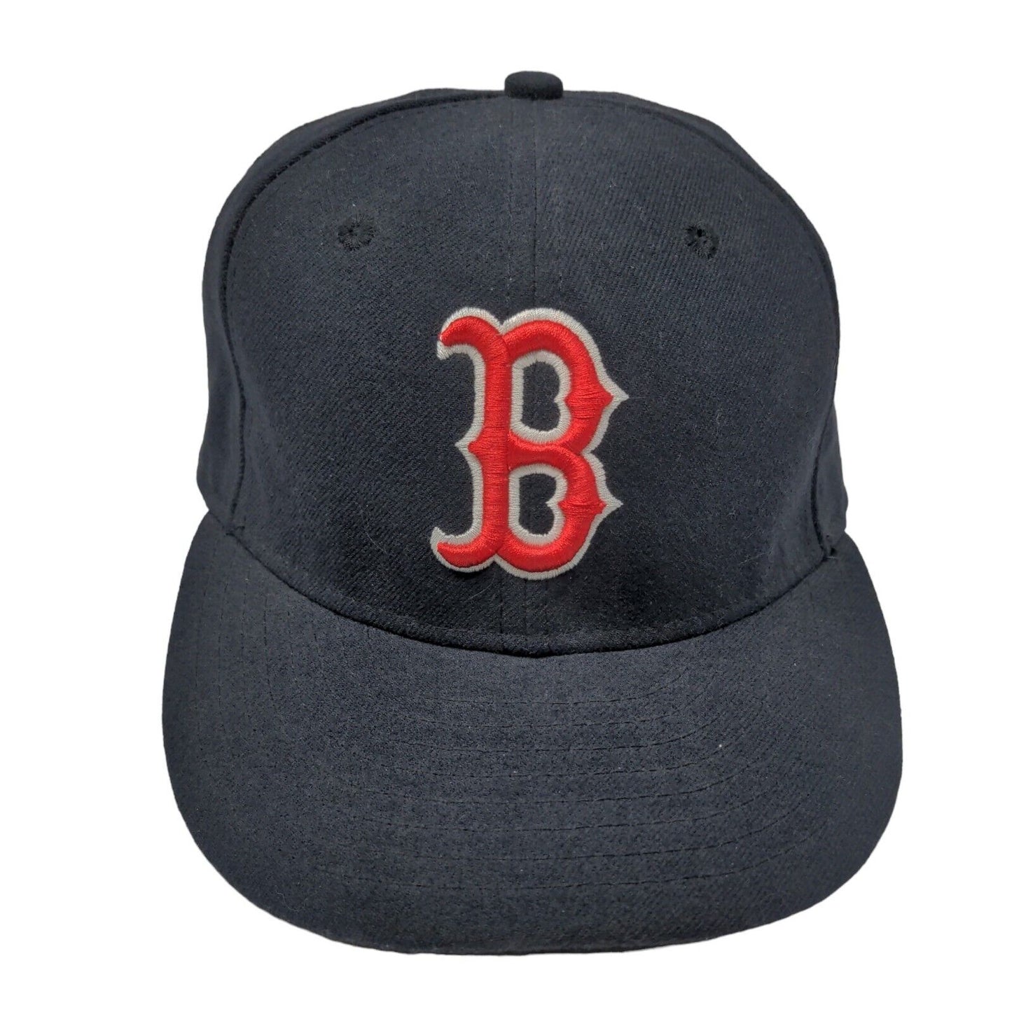 New Era Cool Base 59Fifty Men's Fitted Hat Blue Size 6 7/8 Boston Red Sox