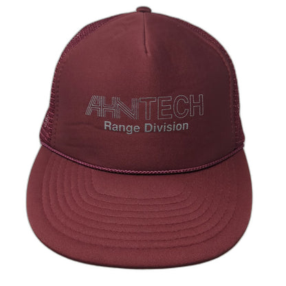 Trucker Hat Red One Size Mesh Back Snapback Rope Foam Front Ahntech Range