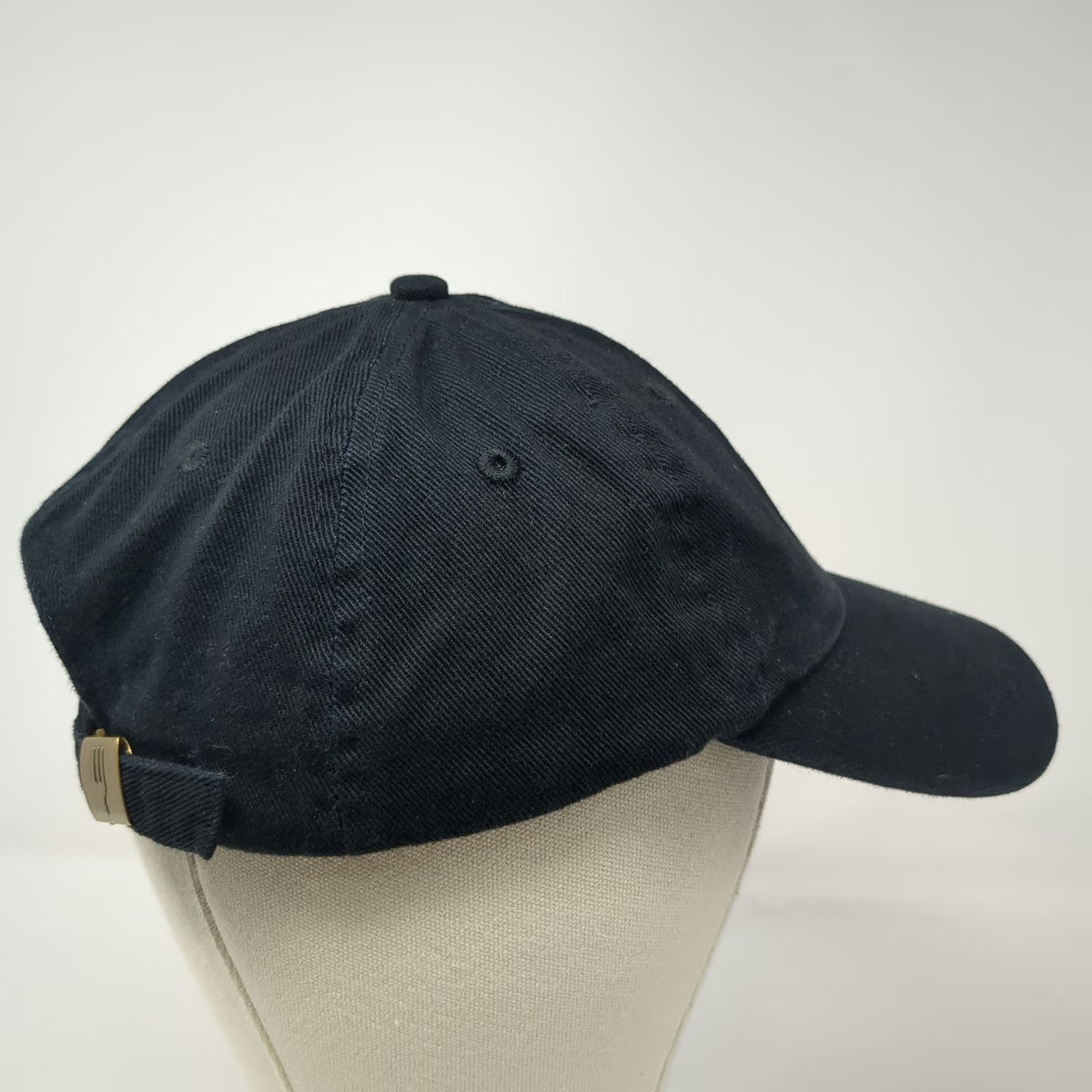 Chef Works Baseball Cap Black One Size Adjustable Slideback Blank Work Hat