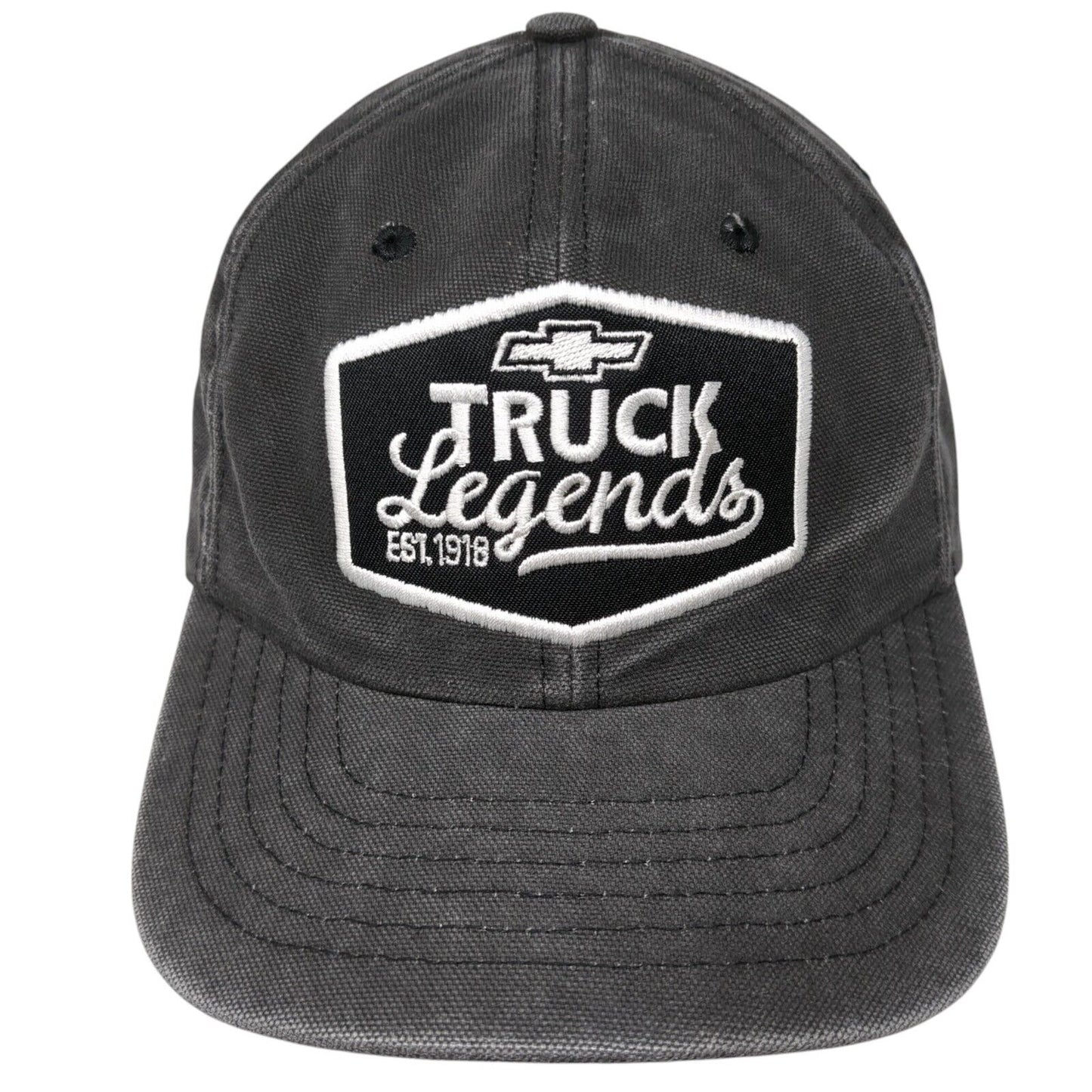 Truck Legends Est. 1918 Slideback Hat Gray OS Adjustable Embroidered 6 Panel