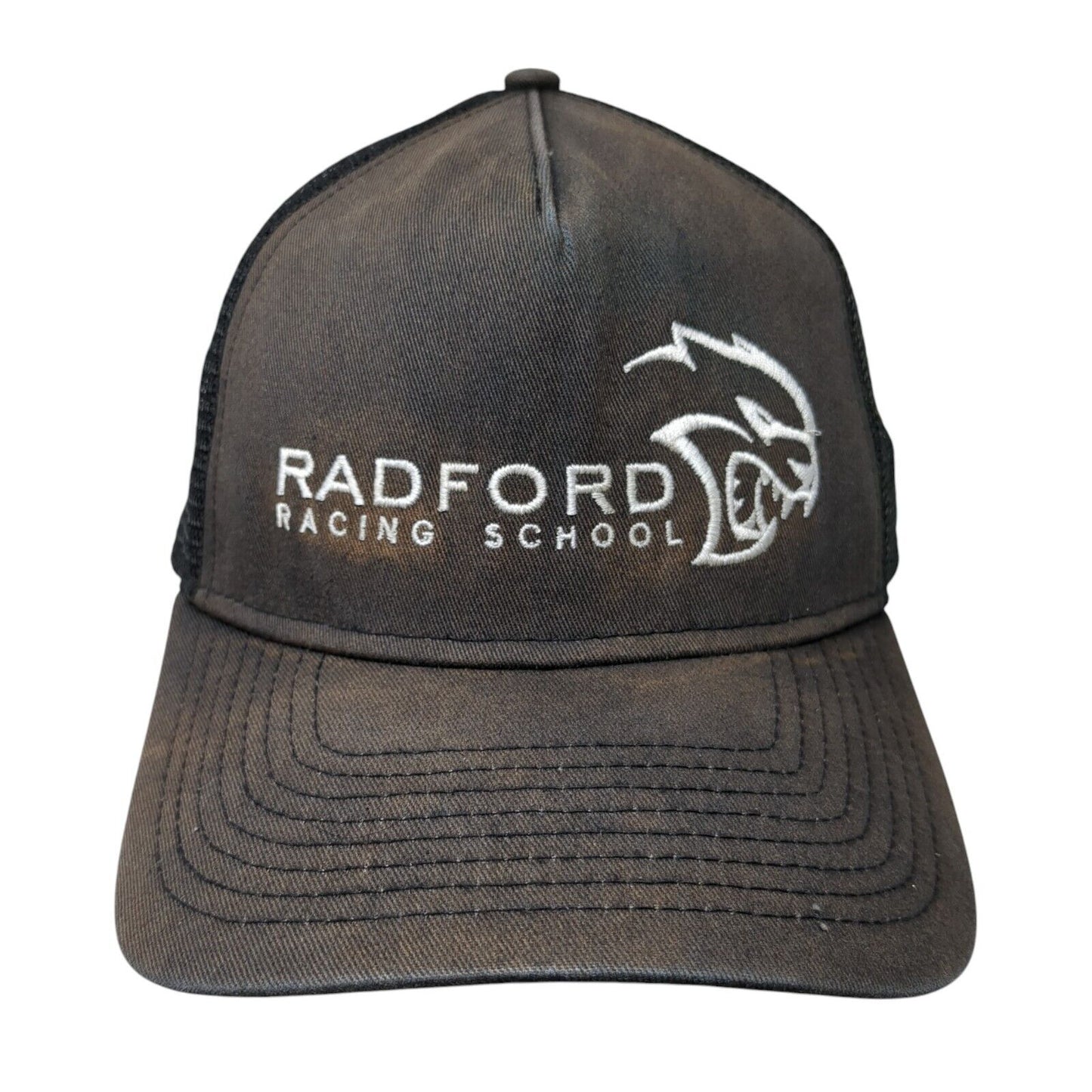 Radford Racing School Snapback Trucker Hat Black OS Adjustable Mesh Back New Era