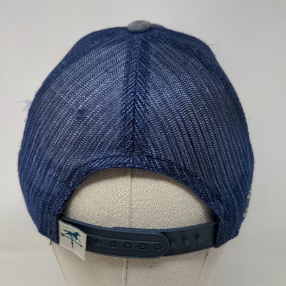 Middleburg Communities Snapback Trucker Hat Blue One Size Embroidered Mesh Back