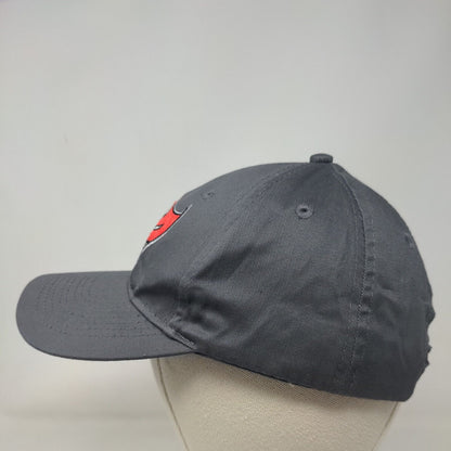 Port & Company Men's Strapback Hat Gray Embroidered NFL Tampa Bay Buccaneers