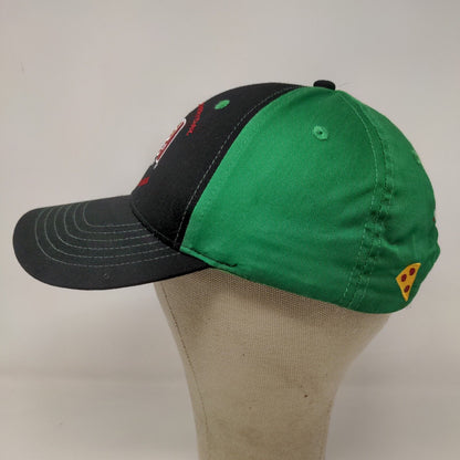 Marco's Pizza Men's Slideback Hat Green Black Adjustable Embroidered Logo Cotton