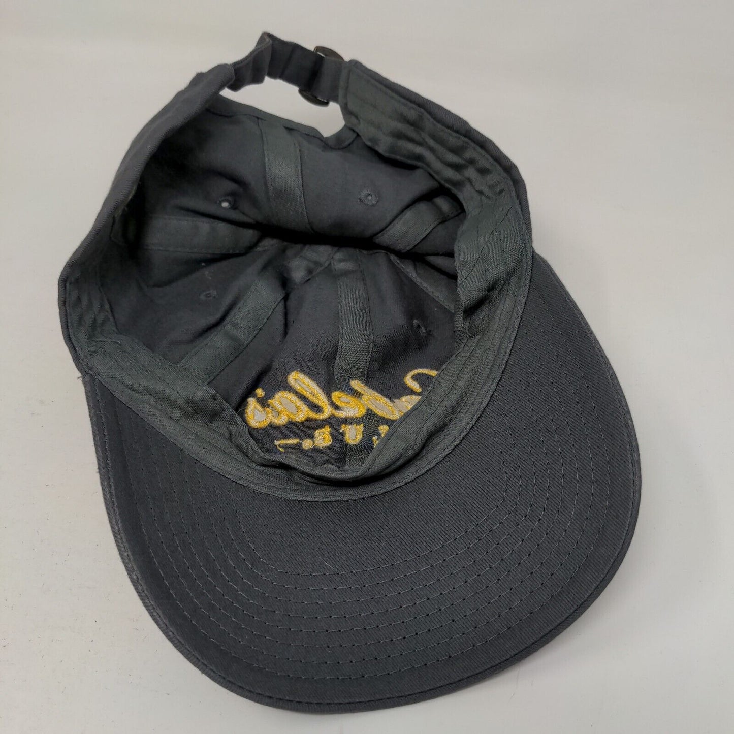 Cabela's Club Slideback Hat Gray OSFM Embroidered 6 Panel Vent Holes
