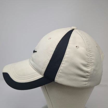 Nike Baseball Cap Beige One Size Strapback Hat Nike Golf Swoosh Logo Contrast