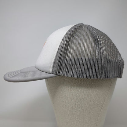 American Eagle Trucker Hat Gray One Size Sunset Eagle Graphic Mesh Foam Snapback