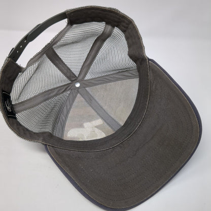 7C Idaho Snapback Mesh Back Trucker Hat Gray One Size Outdoor Cap
