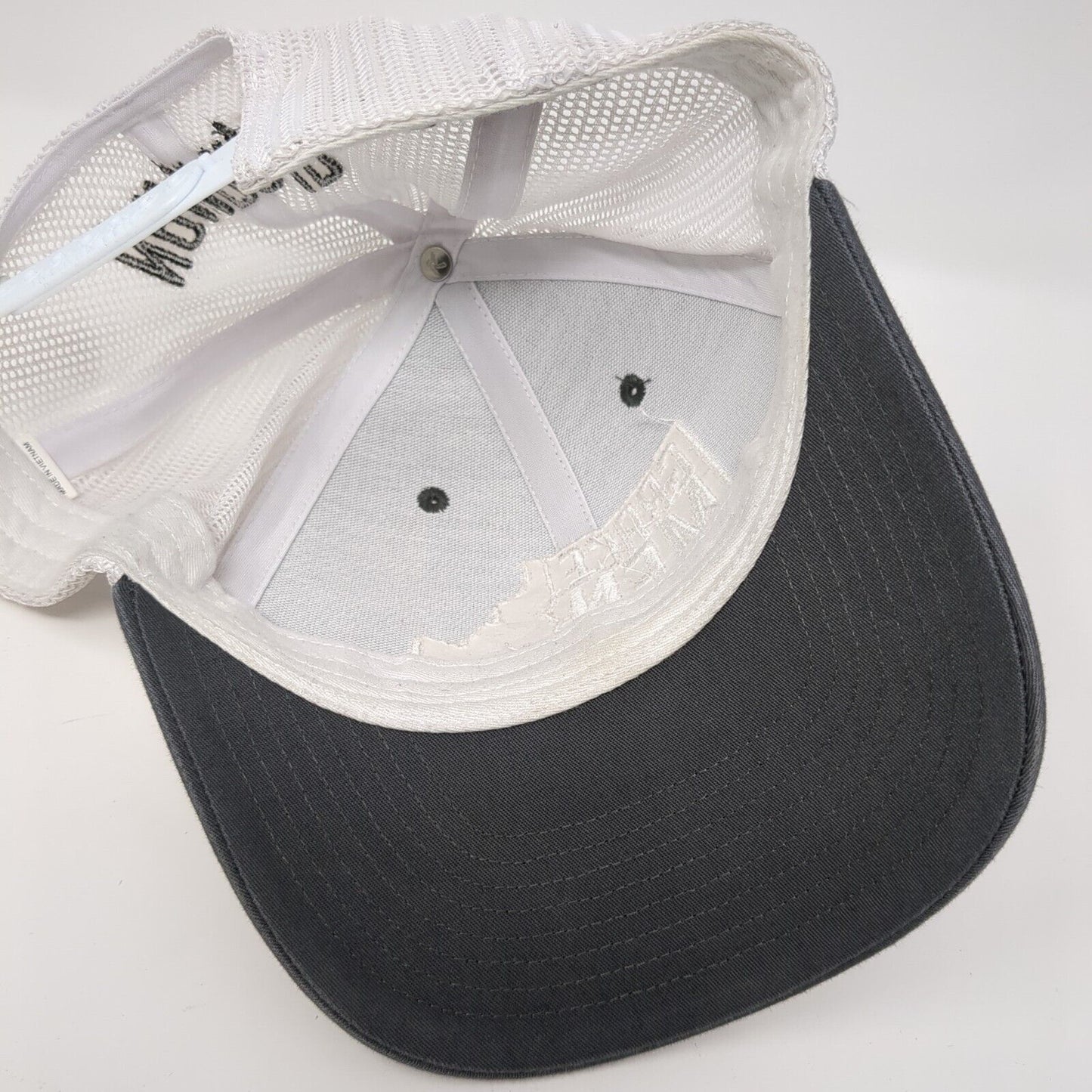 Grace Men Idaho Snapback Trucker Hat Gray One Size Mesh Back Colorblock