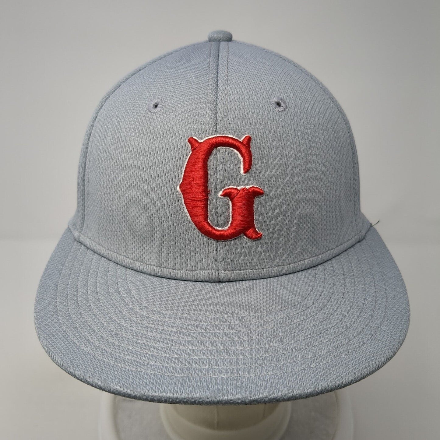 Letter G Logo Fitted Hat Gray M/L Embroidered OC Sports MWS Series