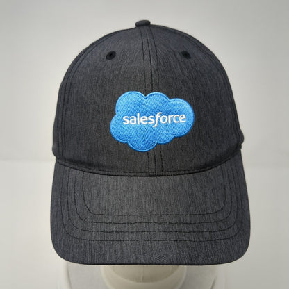 Salesforce Slideback Hat Gray OSFA Adjustable Embroidered Quake City Caps